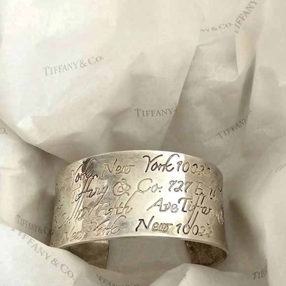 Tiffany &  Co. Notes Cuff Braclet Sterling .925 - Picture 3 of 8
